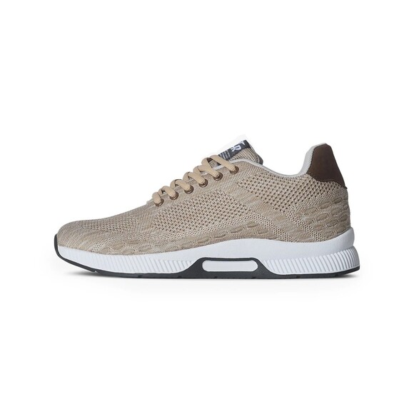 Conzuri Height Boost Sneakers Men’s 8.5 – Beige Knit – New With Box - Picture 4 of 8